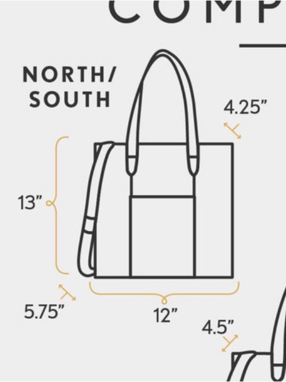 Portland Leather Goods N/S Lola Nutmeg - Picture 9 of 9